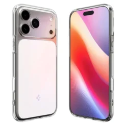 Spigen Iphone 17 Pro|Apple-ETUI IPHONE 17 PRO ULTRA HYBRID ”T” MAG MAGSAFE CLEAR/WHITE