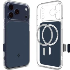 Spigen Iphone 17 Pro|Apple-ETUI IPHONE 17 PRO ULTRA HYBRID ”T” MAG MAGSAFE MATTE BLUE
