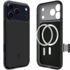 Spigen Iphone 17 Pro|Apple-ETUI IPHONE 17 PRO ULTRA HYBRID ”T” MAG MAGSAFE MATTE BLACK
