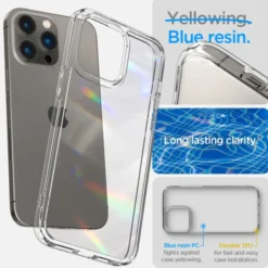 Spigen Iphone 14 Pro|Apple-Etui iPhone 14 Pro Ultra Hybrid Crystal Clear Case