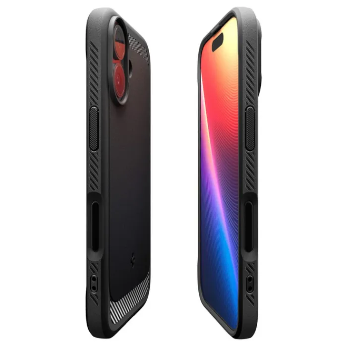 Spigen Iphone 17|Apple-ETUI IPHONE 17 RUGGED ARMOR MAG MAGSAFE MATTE BLACK