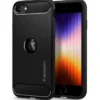 Spigen Iphone Se 2020|Apple-Etui iPhone SE 2022 2020 Rugged Armor Black Czarne Case