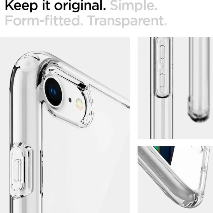 Spigen Iphone Se 2020|Iphone 7-Etui iPhone SE 2022 2020 7 8 Ultra Hybrid Przezroczyste Clear Przezroczysty Case