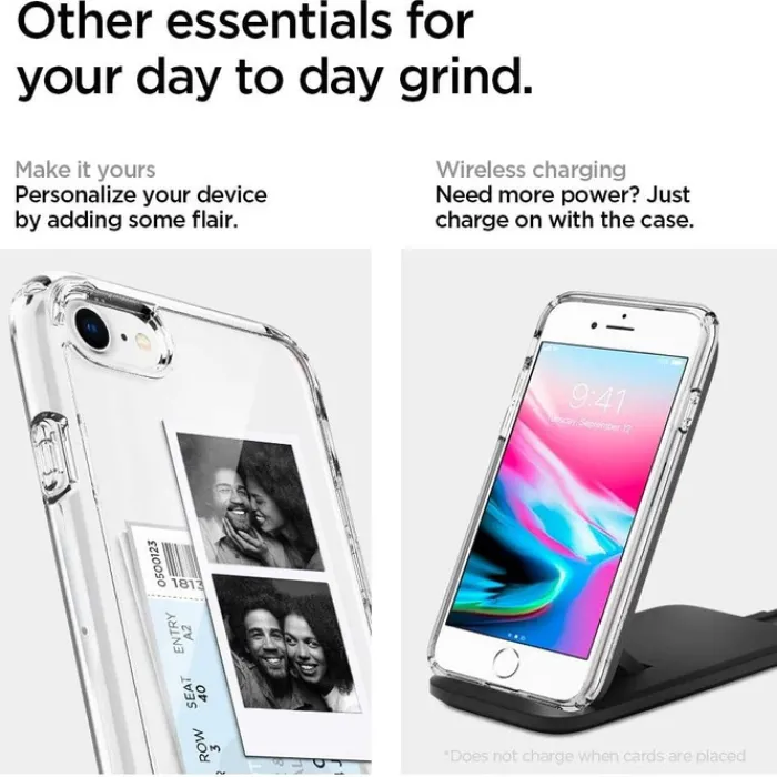 Spigen Iphone Se 2020|Iphone 7-Etui iPhone SE 2022 2020 7 8 Ultra Hybrid Przezroczyste Clear Przezroczysty Case