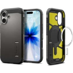 Spigen Iphone 17|Apple-ETUI IPHONE 17 TOUGH ARMOR ”T” MAG MAGSAFE GUNMETAL