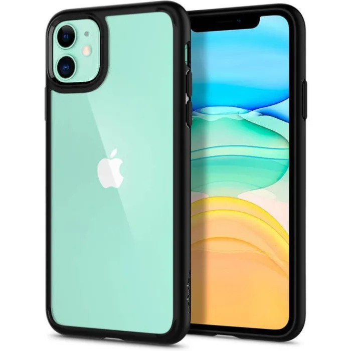 Spigen Apple|Iphone 11-Etui iPhone 11 Ultra Hybrid Czarne Black Case Apple