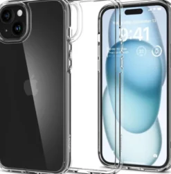 Spigen Iphone 15|Apple-Etui iPhone 15 Ultra Hybrid Przezroczyste Crystal Clear Case