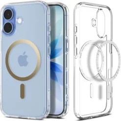 Spigen Iphone 17|Apple-ETUI IPHONE 17 ULTRA HYBRID MAG MAGSAFE CLEAR/GOLD