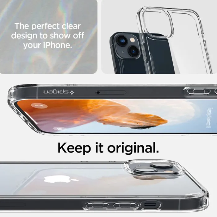 Spigen Apple|Iphone 14-Etui iPhone 14 Ultra Hybrid Przezroczyste Crystal Clear Case