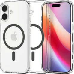 Spigen Iphone 17|Apple-ETUI IPHONE 17 ULTRA HYBRID MAG MAGSAFE CLEAR/GRAPHITE