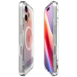 Spigen Iphone 17|Apple-ETUI IPHONE 17 ULTRA HYBRID ”S” MAG MAGSAFE CLEAR/WHITE