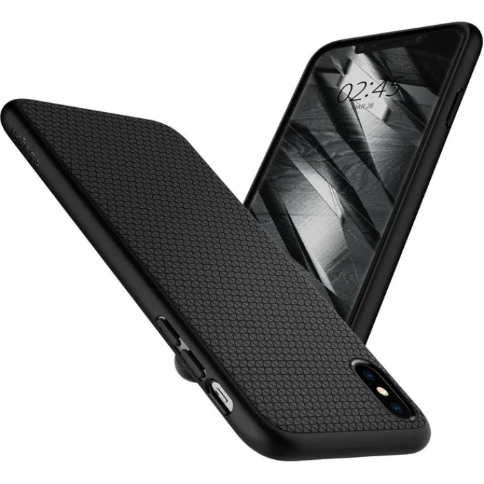 Spigen Iphone X|Iphone Xs-Etui iPhone X/XS Liquid Air Czarne Case