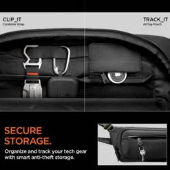 Spigen Etui Saszetki-ETUI KD410 SLING BAG KLASDEN BLACK