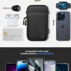Spigen Etui Saszetki-ETUI KD400 UNIVERSAL CROSS BAG KLASDEN BLACK