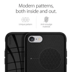 Spigen Iphone Se 2020|Iphone 7-Etui Liquid Air Apple iPhone SE 2022 2020 7 8 Black Czarne Case