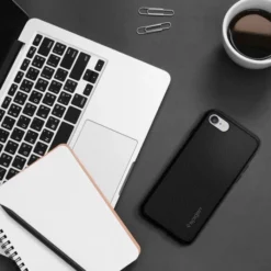 Spigen Iphone Se 2020|Iphone 7-Etui Liquid Air Apple iPhone SE 2022 2020 7 8 Black Czarne Case