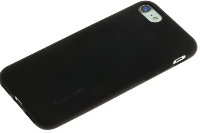 Spigen Iphone Se 2020|Iphone 7-Etui Liquid Air Apple iPhone SE 2022 2020 7 8 Black Czarne Case