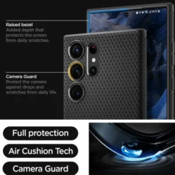 Spigen Samsung|Galaxy S23 Ultra-Etui Liquid Air Galaxy S23 Ultra Matte Black Case