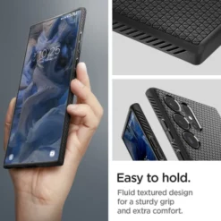 Spigen Samsung|Galaxy S23 Ultra-Etui Liquid Air Galaxy S23 Ultra Matte Black Case