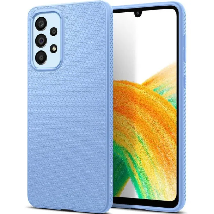 Spigen Samsung|Galaxy A33-Etui Liquid Air Galaxy A33 5G Etui Cream Blue