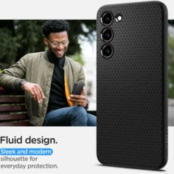 Spigen Samsung|Galaxy S23-Etui Liquid Air Galaxy S23 Matte Black Case