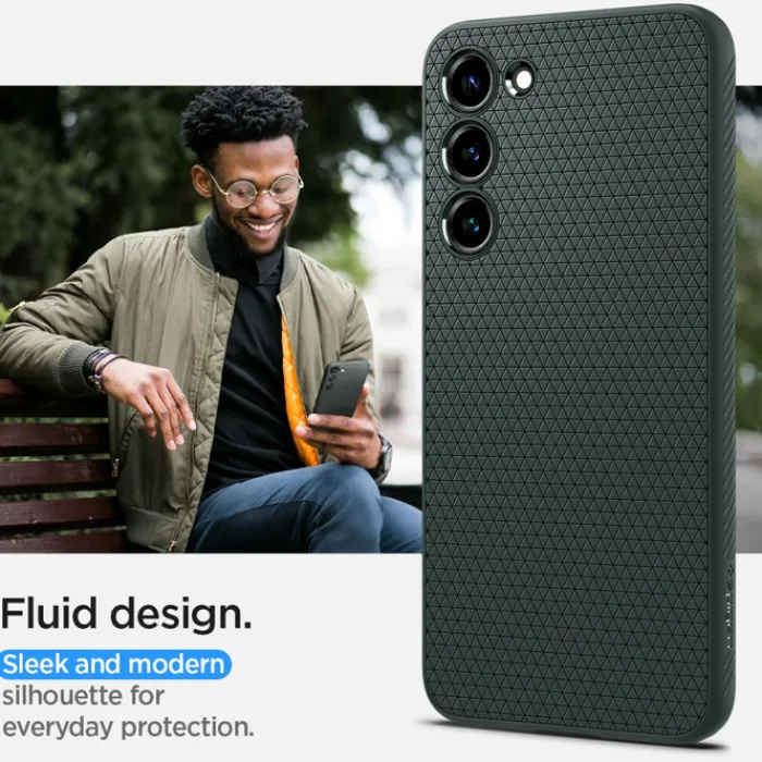 Spigen Samsung|Galaxy S23-Etui Liquid Air Galaxy S23 Abyss Green Case