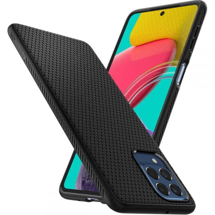 Spigen Samsung|Galaxy M53-Etui LIQUID AIR GALAXY M53 5G MATTE BLACK