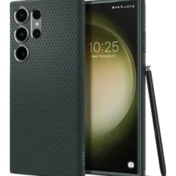 Spigen Samsung|Galaxy S23 Ultra-Etui Liquid Air Galaxy S23 Ultra Abyss Green Case