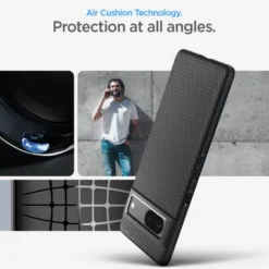 Spigen Google|Pixel 7-ETUI LIQUID AIR GOOGLE PIXEL 7 ETUI MATTE BLACK