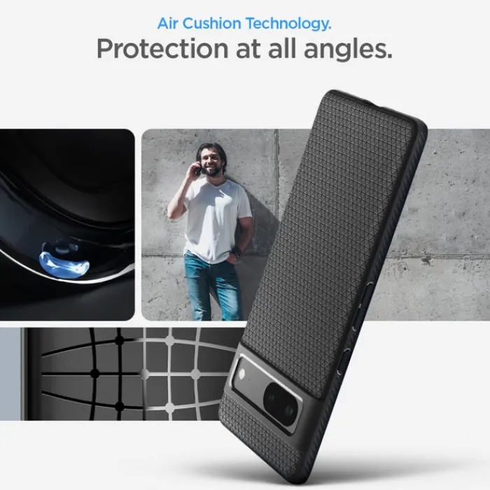 Spigen Google|Pixel 7-ETUI LIQUID AIR GOOGLE PIXEL 7 ETUI MATTE BLACK