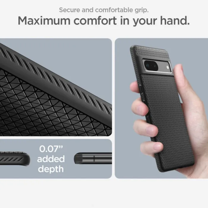 Spigen Google|Pixel 7-ETUI LIQUID AIR GOOGLE PIXEL 7 ETUI MATTE BLACK