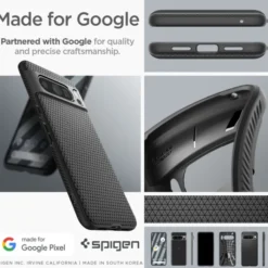 Spigen Google|Pixel 8 Pro-Etui Liquid Air Google Pixel 8 Pro Matte Black Case