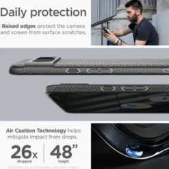 Spigen Google|Pixel 8 Pro-Etui Liquid Air Google Pixel 8 Pro Matte Black Case