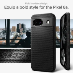 Spigen Pixel 8A|Google-Etui Liquid Air Google Pixel 8a Matte Black
