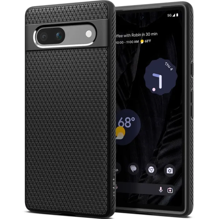 Spigen Google|Pixel 7A-Etui Liquid Air Google Pixel 7A Matte Black Case