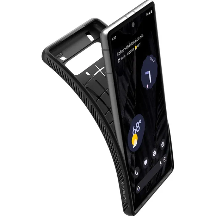 Spigen Google|Pixel 7A-Etui Liquid Air Google Pixel 7A Matte Black Case
