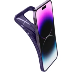 Spigen Iphone 14 Pro|Apple-Etui Liquid Air iPhone 14 Pro Deep Purple Case