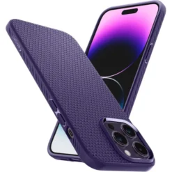Spigen Iphone 14 Pro|Apple-Etui Liquid Air iPhone 14 Pro Deep Purple Case