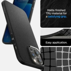 Spigen Iphone 14 Pro Max|Apple-Etui Liquid Air iPhone 14 Pro Max Matte Black