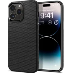 Spigen Iphone 14 Pro Max|Apple-Etui Liquid Air iPhone 14 Pro Max Matte Black