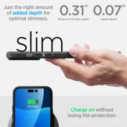 Spigen Iphone 14 Pro Max|Apple-Etui Liquid Air iPhone 14 Pro Max Matte Black