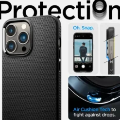Spigen Iphone 14 Pro Max|Apple-Etui Liquid Air iPhone 14 Pro Max Matte Black