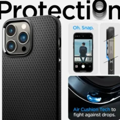 Spigen Iphone 14 Pro Max|Apple-Etui Liquid Air iPhone 14 Pro Max Matte Black