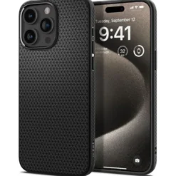 Spigen Iphone 15 Pro Max|Apple-Etui Liquid Air iPhone 15 Pro Max Matte Black