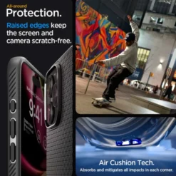 Spigen Iphone 15 Pro Max|Apple-Etui Liquid Air iPhone 15 Pro Max Matte Black