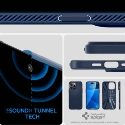 Spigen Iphone 14 Pro|Apple-Etui Liquid Air iPhone 14 Pro Navy Blue