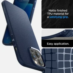 Spigen Iphone 14 Pro|Apple-Etui Liquid Air iPhone 14 Pro Navy Blue