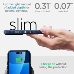 Spigen Iphone 14 Pro|Apple-Etui Liquid Air iPhone 14 Pro Navy Blue