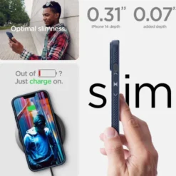Spigen Apple|Iphone 14-Etui Liquid Air iPhone 14 Navy Blue