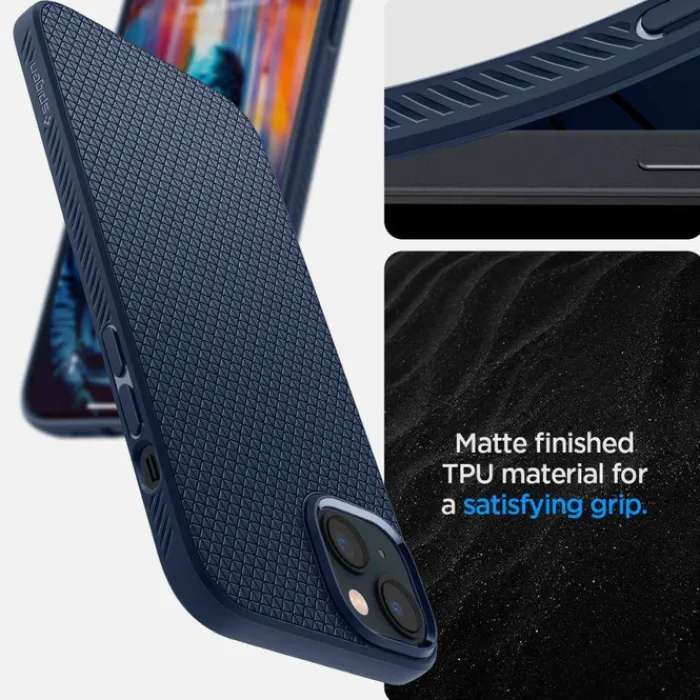 Spigen Apple|Iphone 14-Etui Liquid Air iPhone 14 Navy Blue